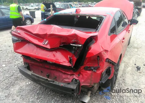 2022 Honda Civic Sport z USA, uszkodzony, nr VIN 2HGFE2F50NH538311